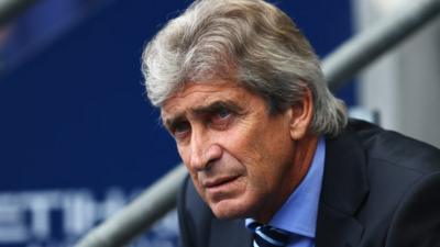 Manchester City manager Manuel Pellegrini