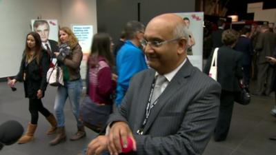 Keith Vaz perfoms a Gangnam Style routine