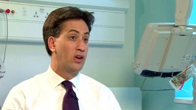 The Labour leader, Ed Miliband