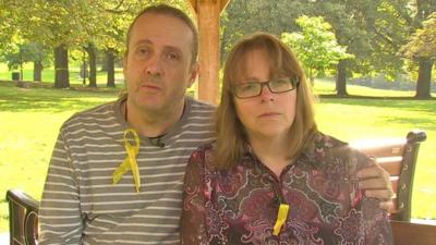 Parents of Alice Gross, Jose Gross and Rosalind Hodgkiss