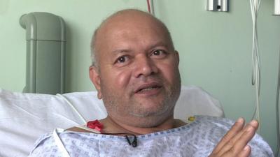 Heart attack patient