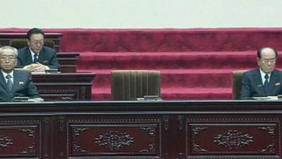 Kim Jong-un's empty chair