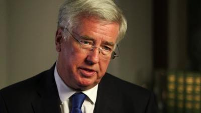 Defence Secretary Michael Fallon