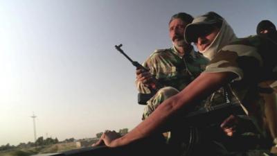 Iraqi troops near Baghdad