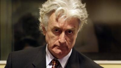 The former Bosnian Serb leader Radovan Karadzic