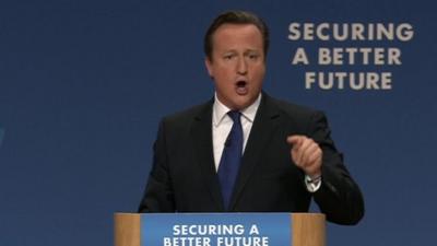 David Cameron at NHS conference