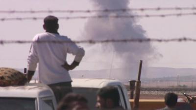 More shelling outside Kobane