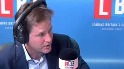 Nick Clegg on LBC