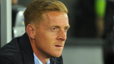 Swansea City manager Gary Monk