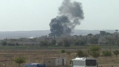 Smoke over Kobani