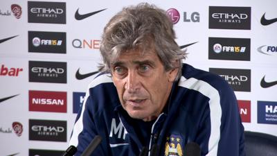 Manchester City boss Manuel Pellegrini