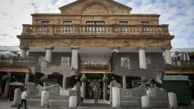 Artist Alex Chinneck Installation in Covent Garden