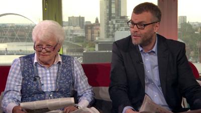 Ruth Wishart and Tim Montgomerie