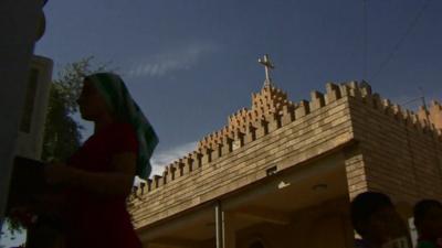 A Christian church in Iraq