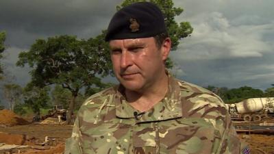 Brig Stephen Mahon of the UK Ebola Task Force