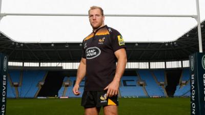 Wasps captain James Haskell