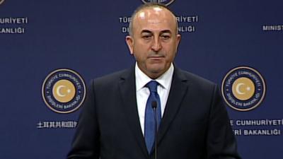 Turkey's foreign minister Mevlut Cavusoglu