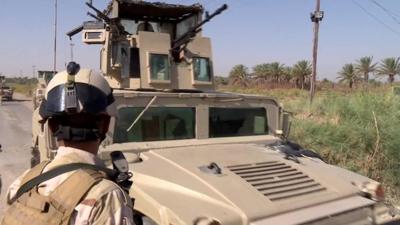 Iraqi army Humvee