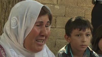 Grieving mother of killed Kurdish fighter