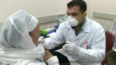 Screening for Ebola at Cairo airport