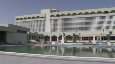 Hotel in Tobruk, Libya where Libyan government is currently based