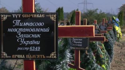 Row of graves