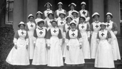 Red Cross hospital nurses