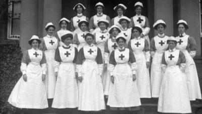 Red Cross hospital nurses