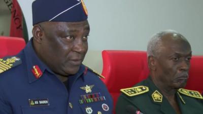 Alex Sabundu Badeh, announcing Boko Haram ceasefire