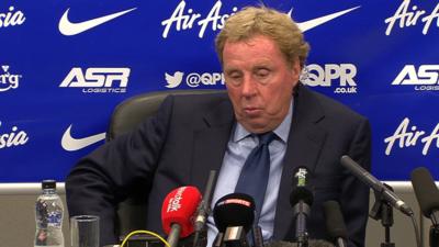 Watch QPR manager Harry Redknapp's Adel Taarabt rant