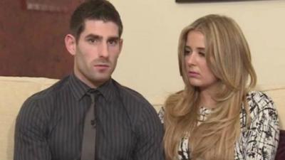 Ched Evans and girlfriend