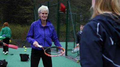 Captain of the British Fed Cup team Judy Murray