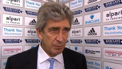 Manchester City Manager Manuel Pellegrini