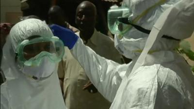 Ebola health care workers in Mali