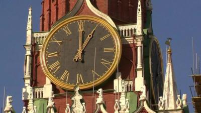 Clock in Russia