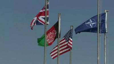 Flags at Camp Bastion