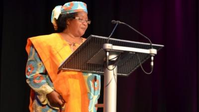 Former Malawi president Joyce Banda