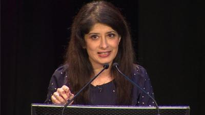 Comedian Shappi Khorsandi