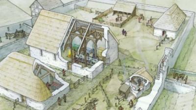 Rebuilding the great hall is one of the most challenging archaeological projects in Wales, said the museum