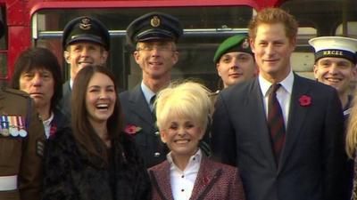 Prince Harry at Poppy event