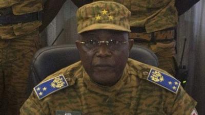 General Honore Traore, chief of the Burkina Faso armed forces