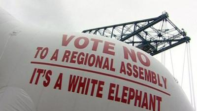 Archive of white elephant anti-politics stunt