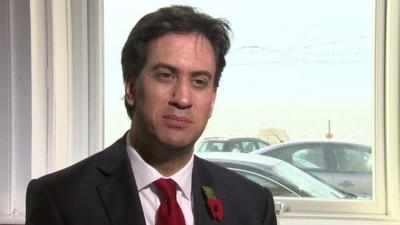 Labour leader Ed Miliband