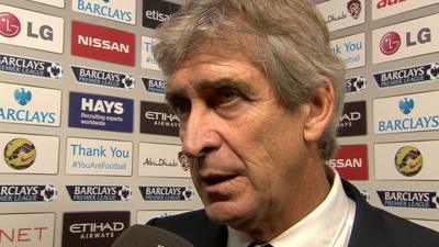 Manchester City manager Manuel Pellegrini