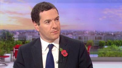 Chancellor George Osborne