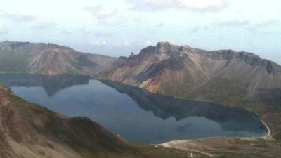 Lake in North Korea