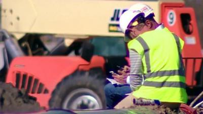 Construction workers in Arkansas