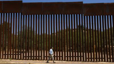 USA/Mexico Border in Nogales, Mexico