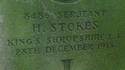 Sgt Herbert Stokes grave