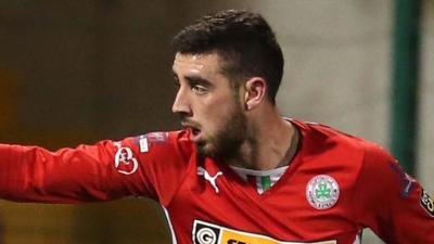 Joe Gormley scored all three in Cliftonville's win over Warrenpoint Town